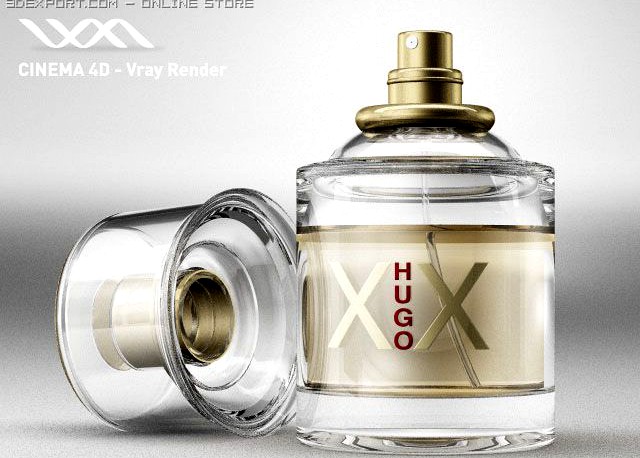 Perfume Flacon  Hugo XX Women 3D Model