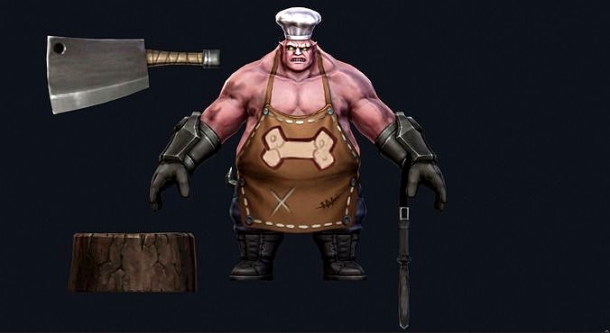 Male Butcher character pack