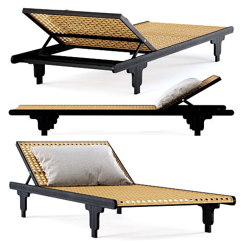 Lola rattan sunbed LS11 by Bpoint Design
