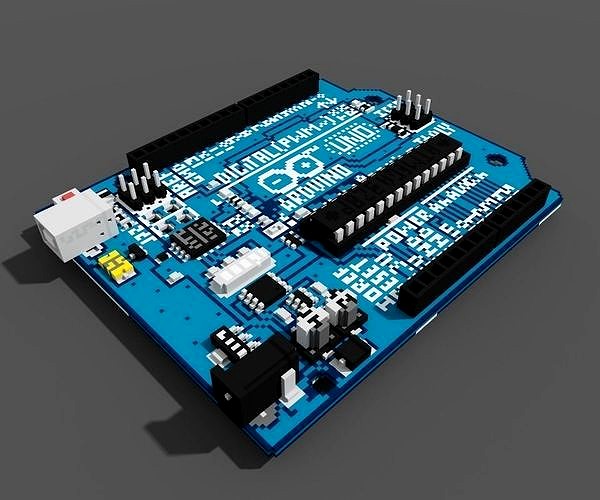 Voxel Arduino Uno R3 MagicaVoxel