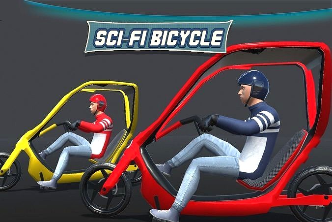 Sci fi Bicycle Animations