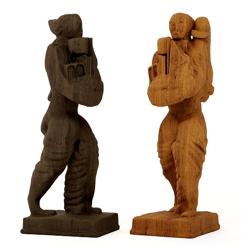 ZADK wooden sculpture