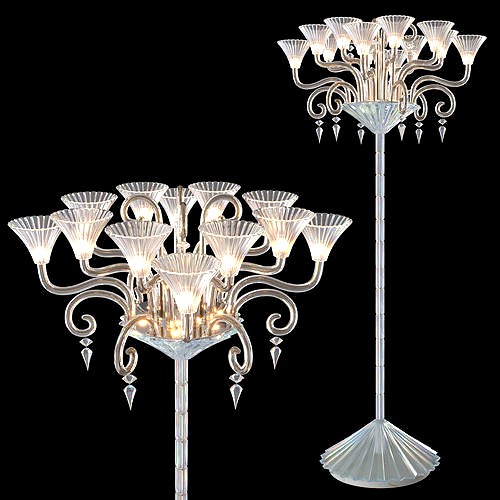 MILLE NUITS FLOOR CANDELABRA  12L HSH