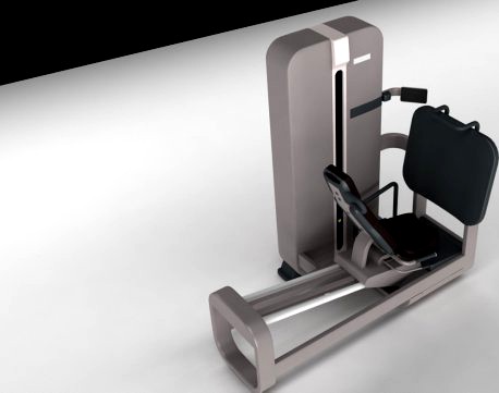 Legpress Gym Power Trainer 3D Model