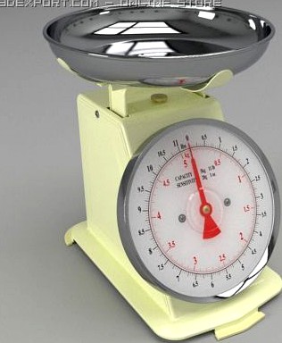 Kitchen scales 3D Model