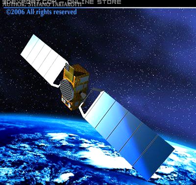 Galileo satellite 3D Model