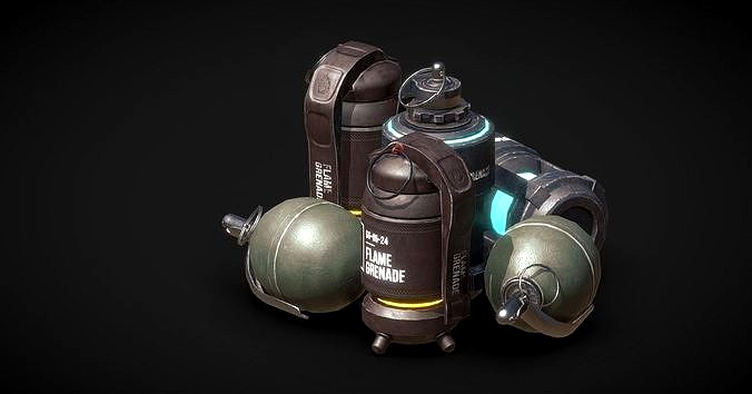 Set of grenades that Plasma Flame and AP grenades