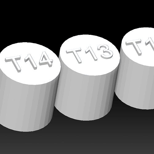 Ring Sizes Cylinder