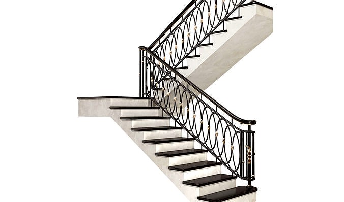 Modern interior stair art deco