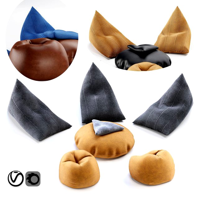 knitted bean bag