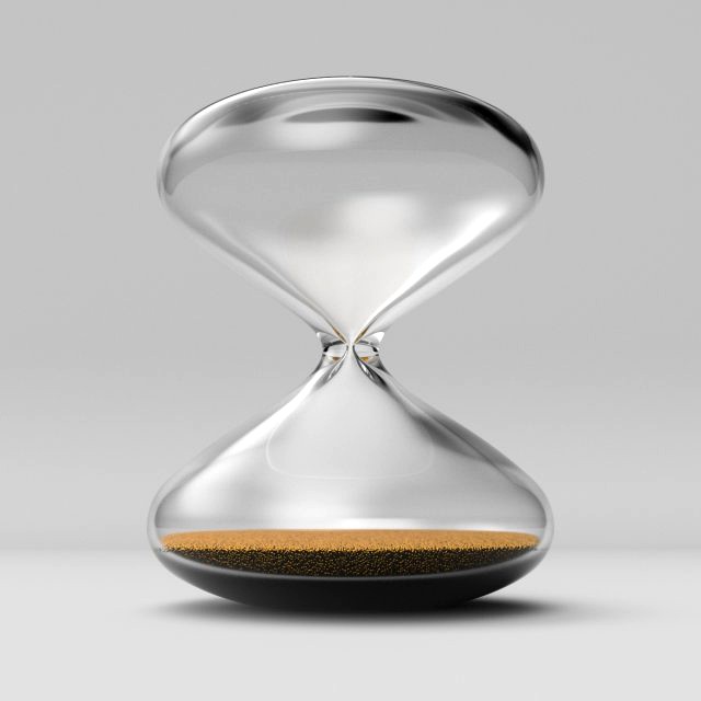 hourglass timepiece