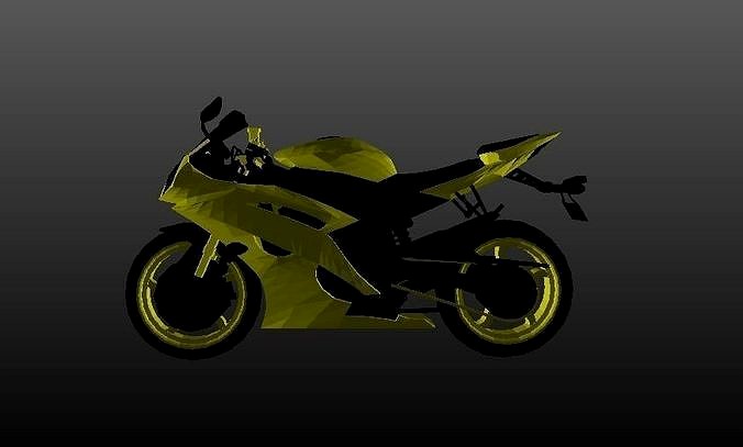 R6 bike 3d