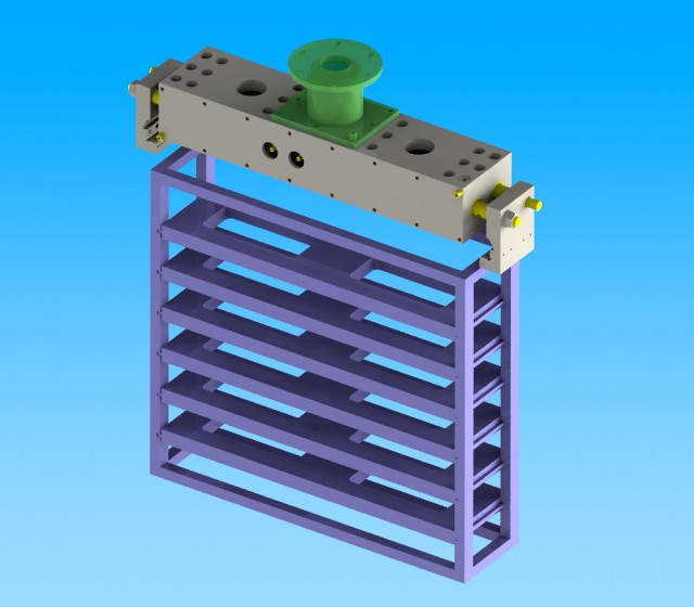 clamping mechanism of heavy workpiece