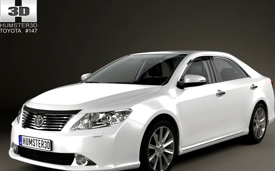 Toyota Camry with HQ interior 2011 3D Model