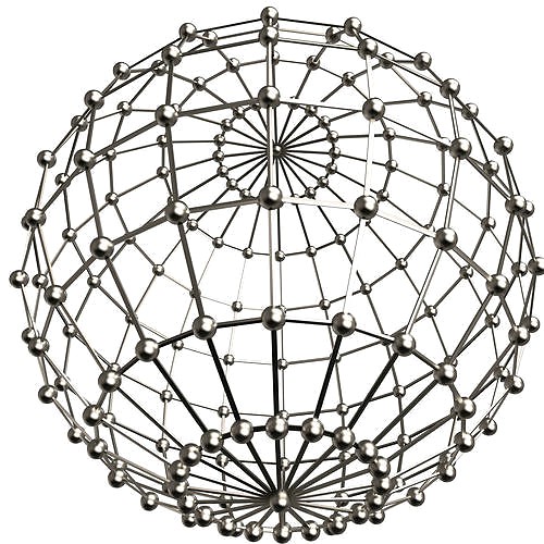 Wireframe Sphere 003