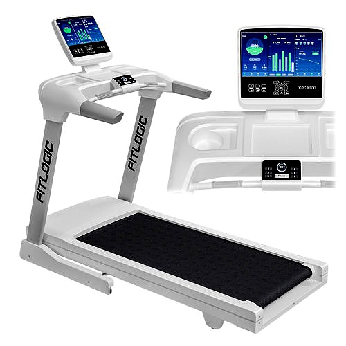 Treadmill FitLogic White