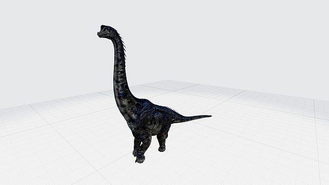 Giraffatitan 3D Animation