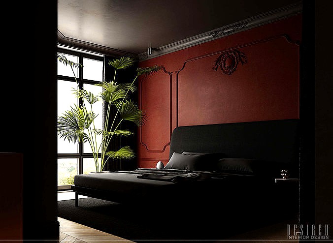 MAX-I-22-06-0043 Contemporary luxury dark tone apartment