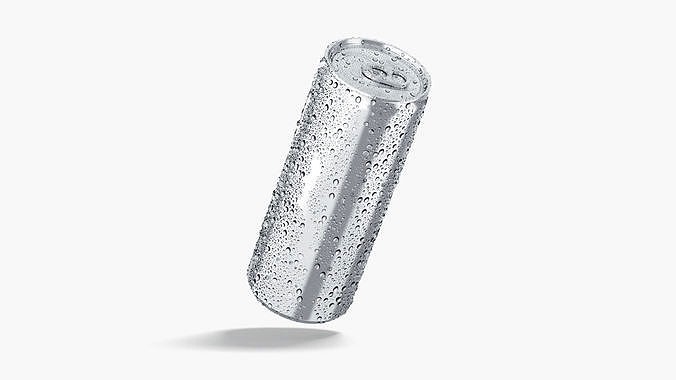 Aluminium Soda Can 450 ml with drops