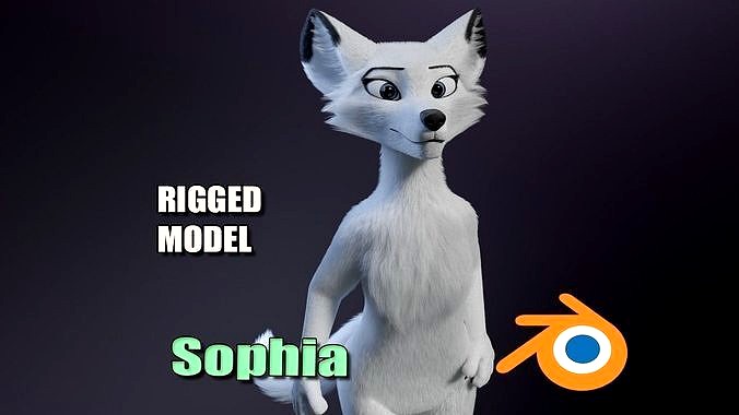 Sophia Anthro Arctic Fox