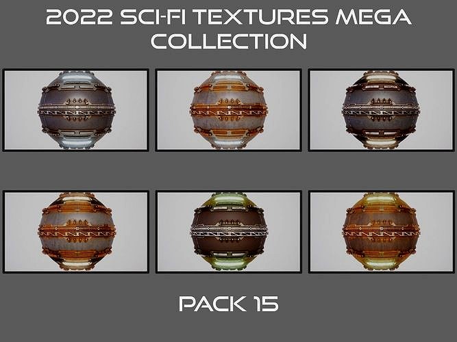 PBR Sci-Fi Texture Pack 15
