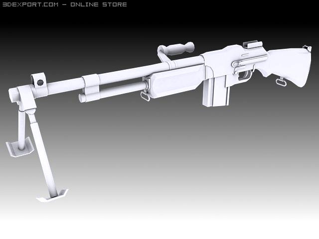 Browning Automatic Rifle 3D Model