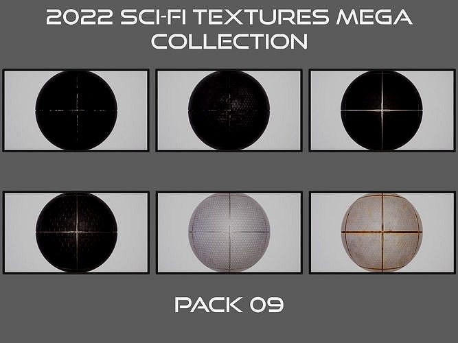 PBR Sci-Fi Texture Pack 09