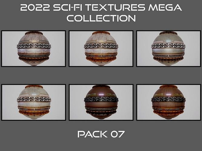 PBR Sci-Fi Texture Pack 07