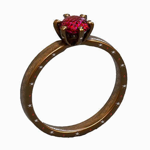 ring lowpoly 3d model