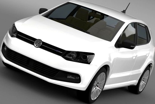 Volkswagen Polo BlueGT 5d 2014 3D Model