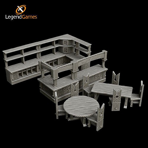 LegendGames Tavern Set - freestanding | 3D