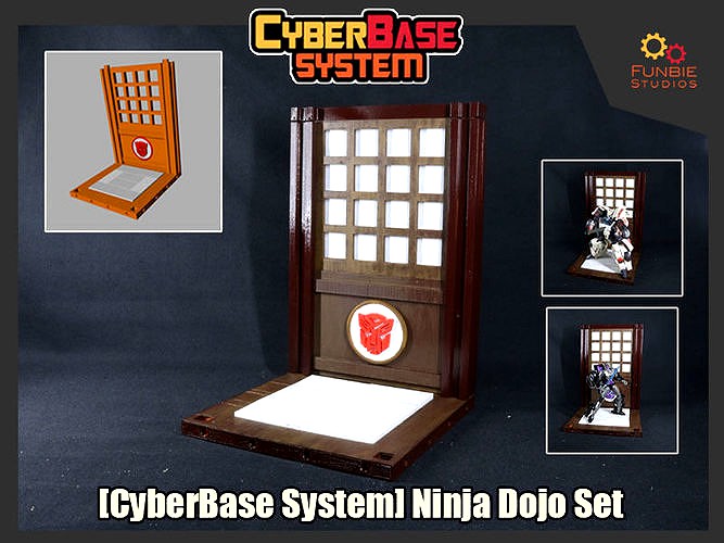 CyberBase System Ninja Dojo Set for Transformers  | 3D