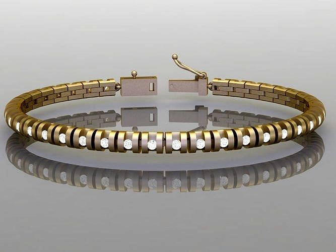 Exclusive Bracelet model 3D printable model 0019 | 3D