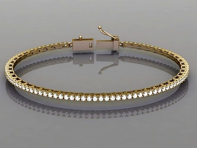 Exclusive Bracelet model 3D printable model 0017 | 3D