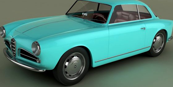 Alfa Romeo Giulietta Sprint 3D Model