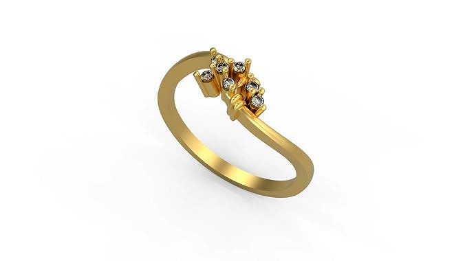 Minimalist Ring 406 | 3D