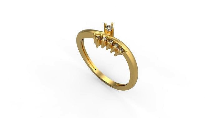 Minimalist Ring 219 | 3D