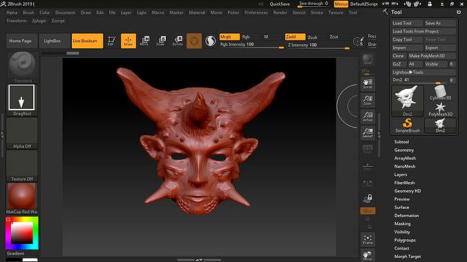 Devil Mask 2 | 3D