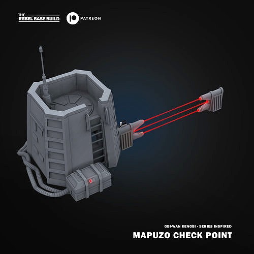 Mapuzo Outpost - ObiWan Kenobi Series Diroama - Black Series TVC | 3D