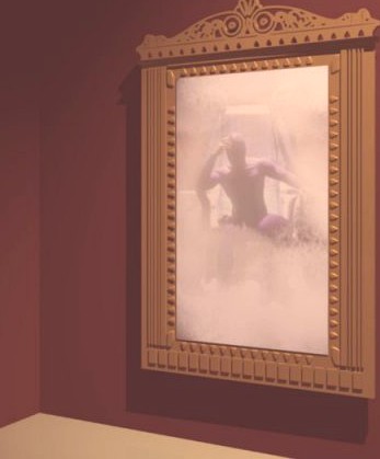 Mirror with Trappings 3D Model