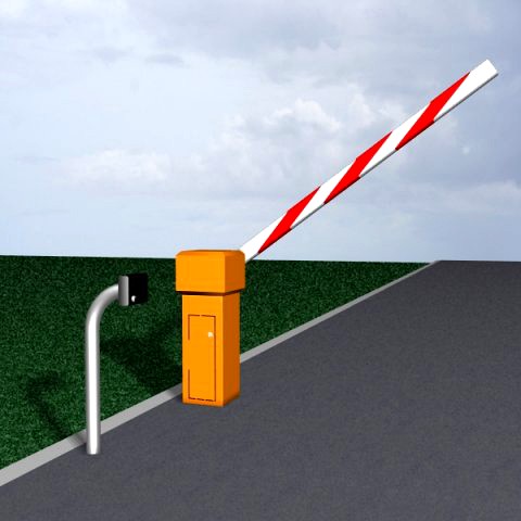 Barrier Gate 1 3D Model