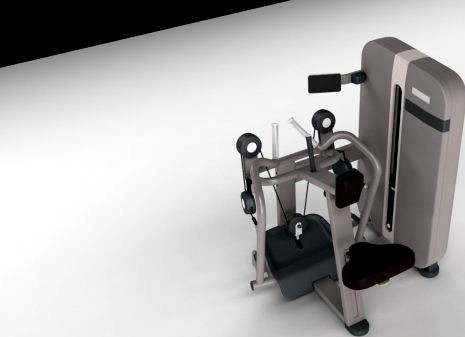 Lowrow Gym Power Trainer 3D Model