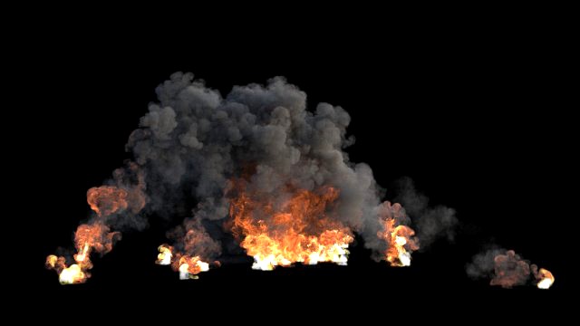 explosion- dust burst vdb