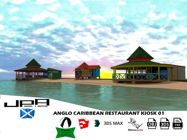 anglo caribbean restaurant kiosk
