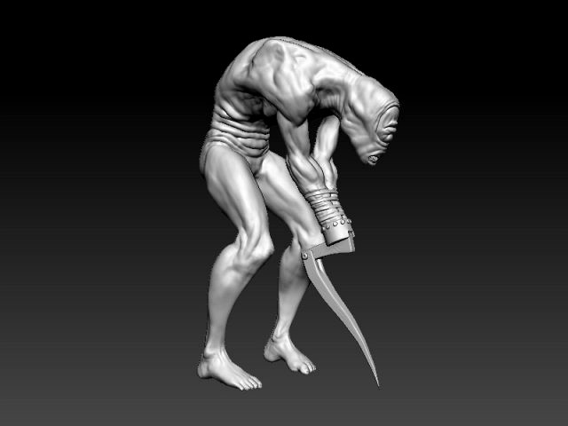 bladez zbrush sculpt