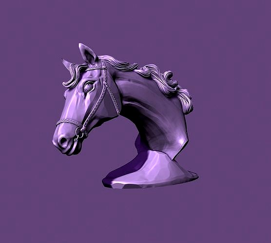 horse bust | 3D