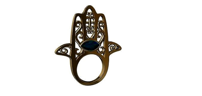 Hansa Hand Ring | 3D