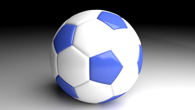 Stunning soccer ball 3D Model