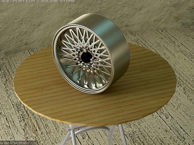 Wheel BMW 3D Model