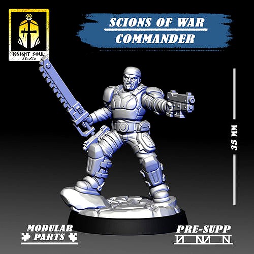 Scions of War Commander | 3D